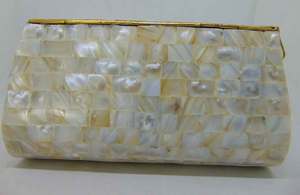 Ethnic Bag Metal bag brass <b>clutch</b> Vintage Purse Stone <b>Clutch</b> - Product Image 4