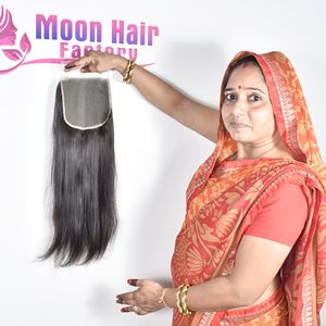 Extensions de cheveux humains vierges Remy indiens de qualité supérieure, double trame, lisses, tissage, vente en gros pour les vendeurs - Product Image 2