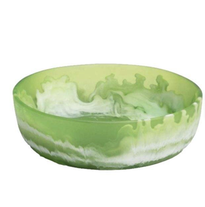 Tazón para Servir de Resina Epoxi Ecológica, Hecho a Mano, Pulido, Color Personalizado, Acabado de Alto Brillo, Apto para Alimentos, para Decoración de Mesa de Fiesta y Uso Diario - Product Image 1