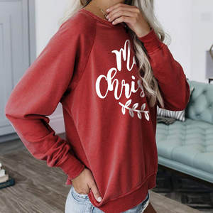 Sudaderas de Algodón para Mujer, Diseño Nuevo, Lavado Ácido, Transpirables, Estilo Casual Holgado, Logotipo Frontal, Ecológicas, para Otoño/Invierno - Product Image 3