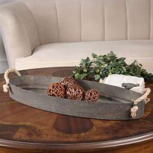 La mejor bandeja galvanizada con atractivo de granja para servir bebidas y postres en fiestas en el patio trasero o barbacoa - Product Image 3