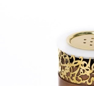 Quemador de incienso de lujo de madera y metal, bakhoor árabe oud con diseño de caligrafía decorativa para fragancia del hogar, regalos para hoteles - Product Image 5