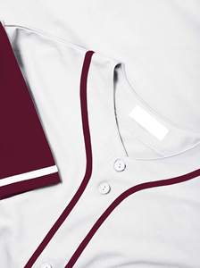 Conjuntos de Uniformes de Béisbol para Hombre Sublimados, 100% Poliéster Transpirable, Colores Personalizados, Logotipo, Tallas Grandes, Softbol - Product Image 3