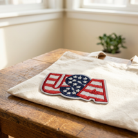 Patchs brodés personnalisés OEM à coudre, appliqués pour la décoration de vêtements, vente en gros pour célébrer le 250e anniversaire de l'Amérique