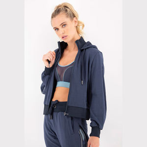 Sudadera con Capucha Personalizada para Mujer, Corte Holgado, Suave, Informal, con Cierre, Tejida, Transpirable, para Invierno y Verano, de Alta Calidad - Product Image 4