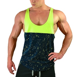 Chaleco de gimnasio con sublimación personalizada para hombre, camiseta sin mangas de algodón 100% para entrenamiento con doble Smart for Look, camisetas sin mangas con sublimación para hombre - Product Image 1