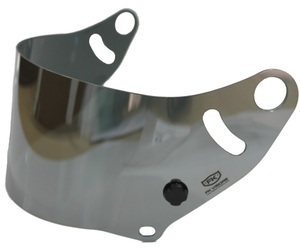 หมวกกันน็อกกระจกสีเงินแบบอิตาลีทำด้วยมือหมวกกันน็อคแบบหนา2มม. ป้องกันรอยขีดข่วนสไตล์สปอร์ตใช้ได้กับ CK-6โมดูลาร์ - Product Image 2