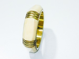 Handmade Eco-Friendly Bone Round Cuff <b>Bangle</b> Women Antique Imitation <b>Indian</b> Art & Collectible Jewelry Party - Product Image 3