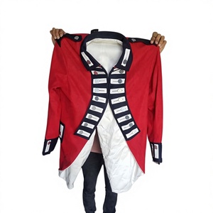 Manteau d'uniforme royal en laine 100% authentique du 7ème Régiment de Foot, taille 1795, broderie artisanale - Product Image 4