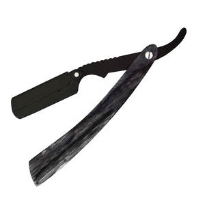 Expose Blade, maquinilla de afeitar deslizante azul mate para Peluqueros, logotipo personalizado gratuito, maquinillas de afeitar rectas, suministros de peluquero - Product Image 6