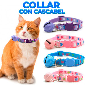 Collare di Lusso Elegante per Gatti con Design Staccabile, Accessorio in Poliestere Stile Western con Campanello Unico in Plastica per Gatti e Cani - Product Image 2