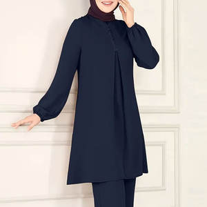 Light Weight Hot Sale <b>Modest</b> <b>Top</b> OEM Service Women <b>Modest</b> <b>Top</b> Latest Design Women <b>Modest</b> <b>Top</b> - Product Image 5