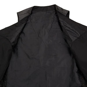 Gilet en cuir de moto pour homme tendance et léger, respirant, de haute qualité, personnalisable - Product Image 3