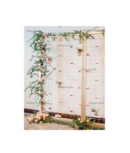 Handmade Gold Color Iron Wire Backdrop Exclusive Quality Customized Size Backdrop For <b>Wedding</b> Decor Accessories - Product Image 1