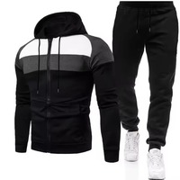 Survêtement de jogging personnalisé pour homme, vintage, en molleton technique 100 % polyester respirant, imprimé uni, 320 g, coupe oversize, confortable