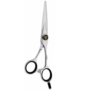 Ciseaux de coupe de cheveux de barbier lame tranchante droite VG10 ciseaux de coupe de cheveux de bébé avec repose-doigt réglable et anneau en caoutchouc - Product Image 6