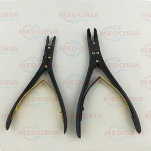 Medoria de calidad superior Manual internacional Ruskin Bone Rongeur 7 ''CVD Juego de instrumentos ortopédicos Clase II Negro 2 piezas - Product Image 5