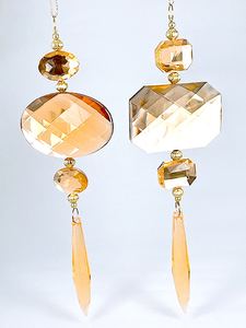 Décoration de Noël Nouvel An Bijou multicolore Ornement de goutte de perle en plastique - Product Image 6