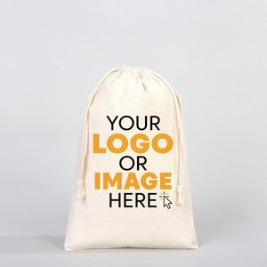 <b>Large</b> Size 8 W X 12 H Inch Cotton Canvas <b>Drawstring</b> Pouch <b>bag</b> For Gifting Purpose Packaging bento handbag cabinet polish <b>bags</b> - Product Image 1