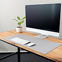 Tapis de bureau en cuir véritable de qualité supérieure, surface d'écriture lisse et durable, élégant, luxueux, protection contre les odeurs