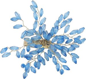 Ronds de serviette de Noël indiens Décor de table exclusif pour les mariages et les fêtes avec des serviettes de Noël en polyéthylène en papier - Product Image 1