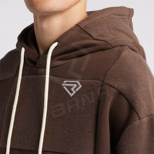 Ropa de calle de algodón de alta calidad, estampado de soplo, logotipo en blanco liso, todos los tamaños, sudaderas con capucha personalizadas Unisex para hombre, térmicas - Product Image 4