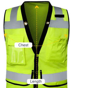 Vestes de sécurité personnalisées en gros, vêtements de travail à haute visibilité, vêtements réfléchissants de sécurité, gilets réfléchissants - Product Image 6