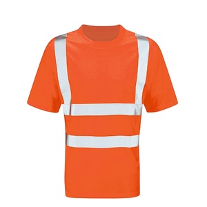 Camisa de construcción de seguridad reflectante de alta visibilidad para hombre Clase 3 Ropa de trabajo de alta visibilidad Logotipo personalizable Material de algodón y poliéster - Product Image 1