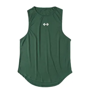 Camisetas sin mangas de gimnasio de verano para hombre, chalecos transpirables de secado rápido para entrenamiento físico, camisetas sueltas sin mangas de baloncesto para culturismo - Product Image 4