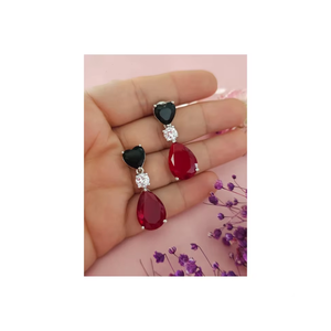 El mejor ahorro en pendientes gargantilla de diamantes americanos únicos para mujer estilo clásico para fiesta de boda o compromiso - Product Image 3