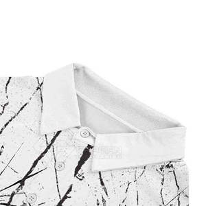 Chemises polo pour hommes de style unique, prix d'usine, design personnalisé, impression par sublimation, chemises à manches courtes respirantes pour hommes - Product Image 4