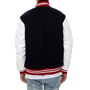 Wholesale New Fashion Winter <b>Varsity</b> <b>Jacket</b> with Stand Collar Best Sale Custom OEM Service Men's Blank <b>Varsity</b> <b>Jacket</b> - Product Image 5