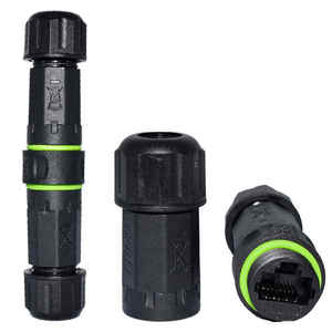 <span class=keywords><strong>Coupleur</strong></span> <span class=keywords><strong>Ethernet</strong></span> extérieur blindé femelle-femelle M16 IP68 <span class=keywords><strong>RJ45</strong></span> CAT6 STP pour l'automatisation industrielle et l'utilisation marine - Product Image 2