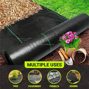 Heavy Duty Weed Barrier Landscape Fabric, Durable Weed Block Mat Agricultural Garden Ground Cover Cloth - Product Image 4