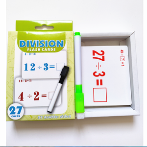 Cognitive Cards for <b>Kids</b> Early Education-Reusable Pen Fun Math Training Intelligence Development Learning <b>Tool</b> - Product Image 1