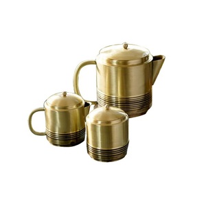 การตกแต่งบนโต๊ะอาหารตอนเช้าชากาแฟที่เสิร์ฟทองแดงเครื่องครัวการจัดเลี้ยงของตกแต่ง - Product Image 2