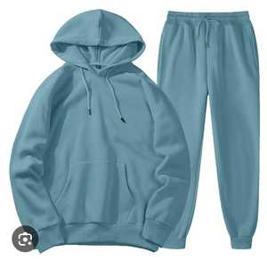 ชุดวอร์มเสื้อสวมหัวแบบมีฮู้ดของผู้ชายเสื้อสเวตเตอร์โอเวอร์ไซส์สำหรับฤดูหนาวชุดจ็อกเกอร์100% ผ้าฝ้ายซักได้ - Product Image 2