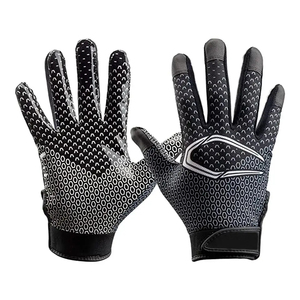Guantes de fútbol americano personalizados de alta calidad, equipo transpirable para exteriores con diseño de agarre, recién llegado hecho a medida, ODM OEM - Product Image 4