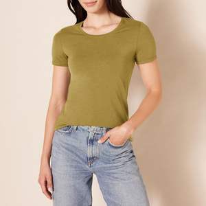 Camiseta de Verano para Mujer, Talla Grande, Tejido Ligero, Ecológico, Transpirable, de Secado Rápido, Ajuste Delgado, Suave y Elástico - Product Image 2