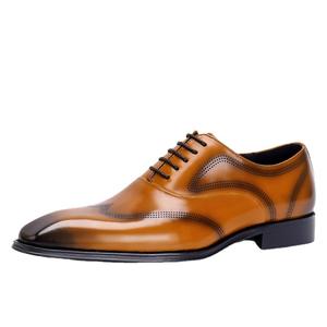 Chaussures de luxe brillantes 2025 - Chaussures Oxford formelles en cuir pour hommes, style anglais, pour affaires - Product Image 5