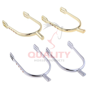 Espuelas de equitación totalmente personalizables construidas con materiales duraderos formas únicas y logotipos personalizados perfectos para profesionales - Product Image 4