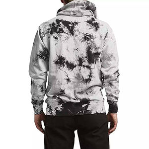 Sudadera con capucha de lana sólida personalizada nueva llegada lavado ácido de gran tamaño sol desteñido invierno alta calidad hombres OEM personalizado - Product Image 5