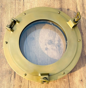 Ventana de Vidrio de Alta Calidad de 12 Pulgadas para Barco o Nave, Tragapaso de Aluminio para Pared, Decoración Náutica Marítima para el Hogar - Product Image 1