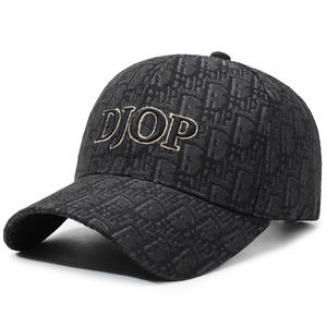 Casquette de baseball monogramme DJOP virale <span class=keywords><strong>TikTok</strong></span>, casquette ajustable style vintage, casquette unisexe brodée pour la mode urbaine - Product Image 5