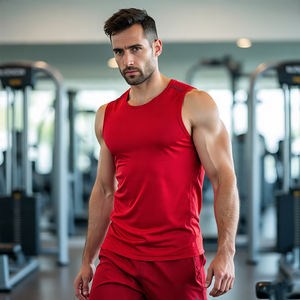 Débardeurs de sport pour hommes à séchage rapide, pour la musculation et le jogging urbain estival - Product Image 1