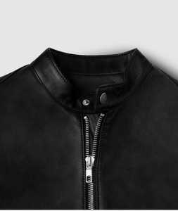 Chaqueta de motorista de invierno de lona de cuero genuino OEM personalizada para hombres-Ligera | Etiqueta privada | Pedidos al por mayor | Envío mundial - Product Image 4