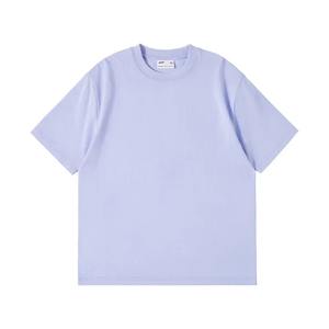 T-shirts pour homme en coton lourd de style japonais, surdimensionnés, 120 g, blancs, amples, épaules tombantes, manches courtes, logo sur le devant, sous-vêtement pour homme - Product Image 3