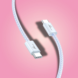 สายเคเบิล Type-C CB-298CC สีม่วง60W 3M ความยาว1.5M/2M โลหะผสมอลูมิเนียมทองแดงบริสุทธิ์สำหรับโทรศัพท์ Android iOS ชาร์จข้อมูล - Product Image 2