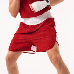 Sports Fighting Wear Boxing Wear Men's Polyester/Nylon Lightweight Breathable Made for Serious <b>Athletes</b> Training Mobility Front - Product Image 5