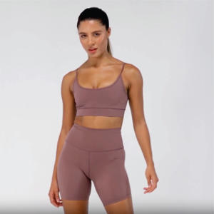 Ceinture élastique libre True Fit High Rise Mid Thigh Length 74% Nylon & 26% Spandex Clay Core Agile Shorts - Product Image 6